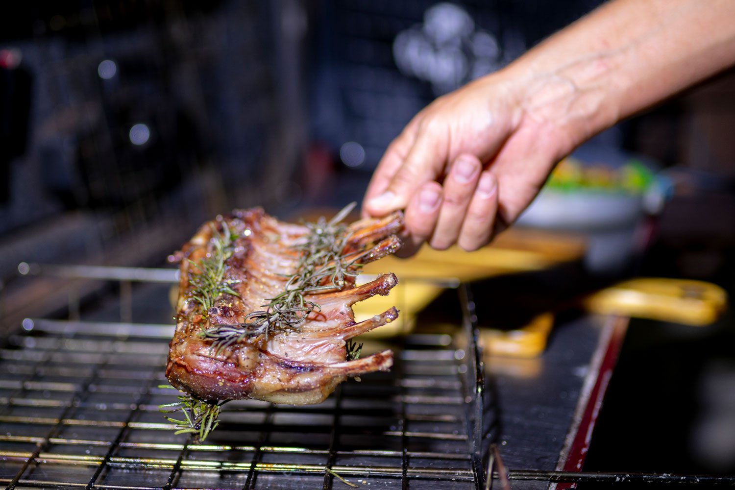 Slow Roasted Rack of Lamb - OZ Braai