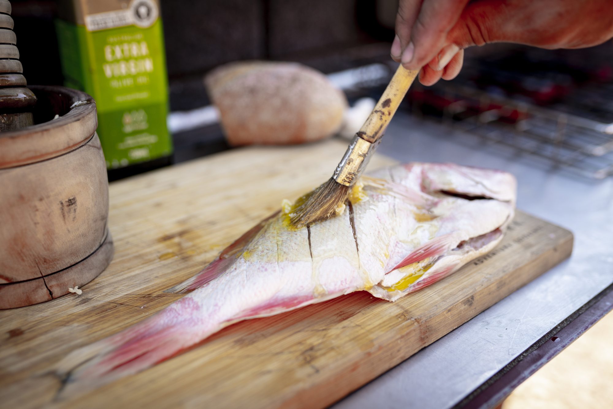 Whole Snapper Mediterranean Style: step 15
