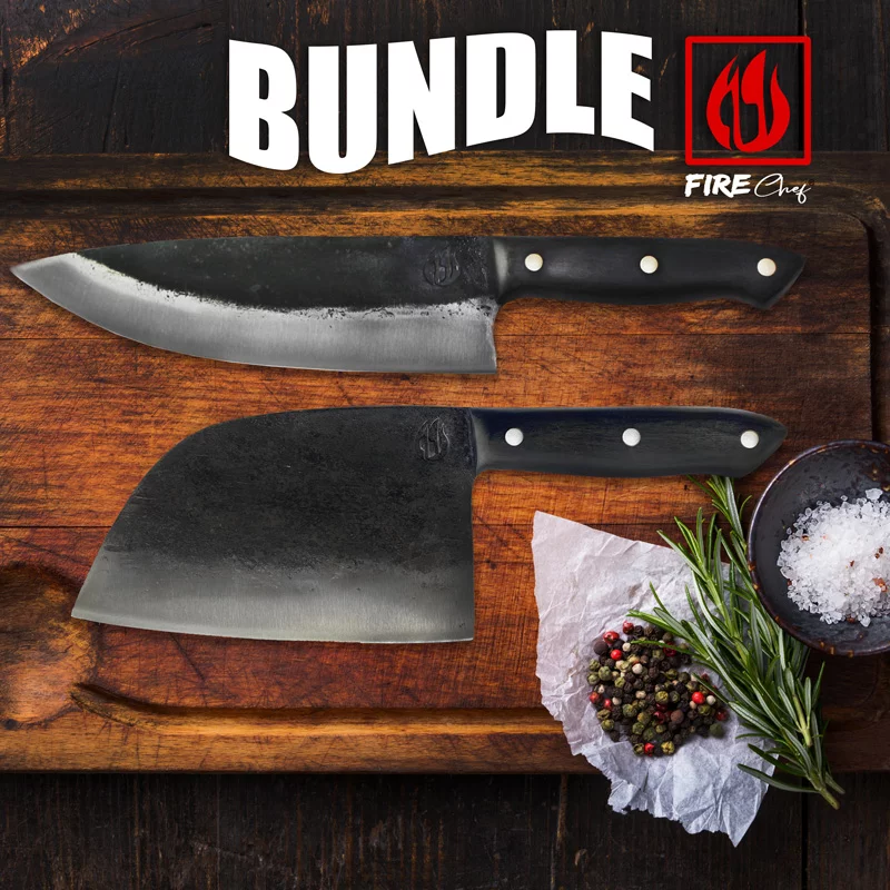 FireChef Knife Bundle - Premium Hand Forged Knives