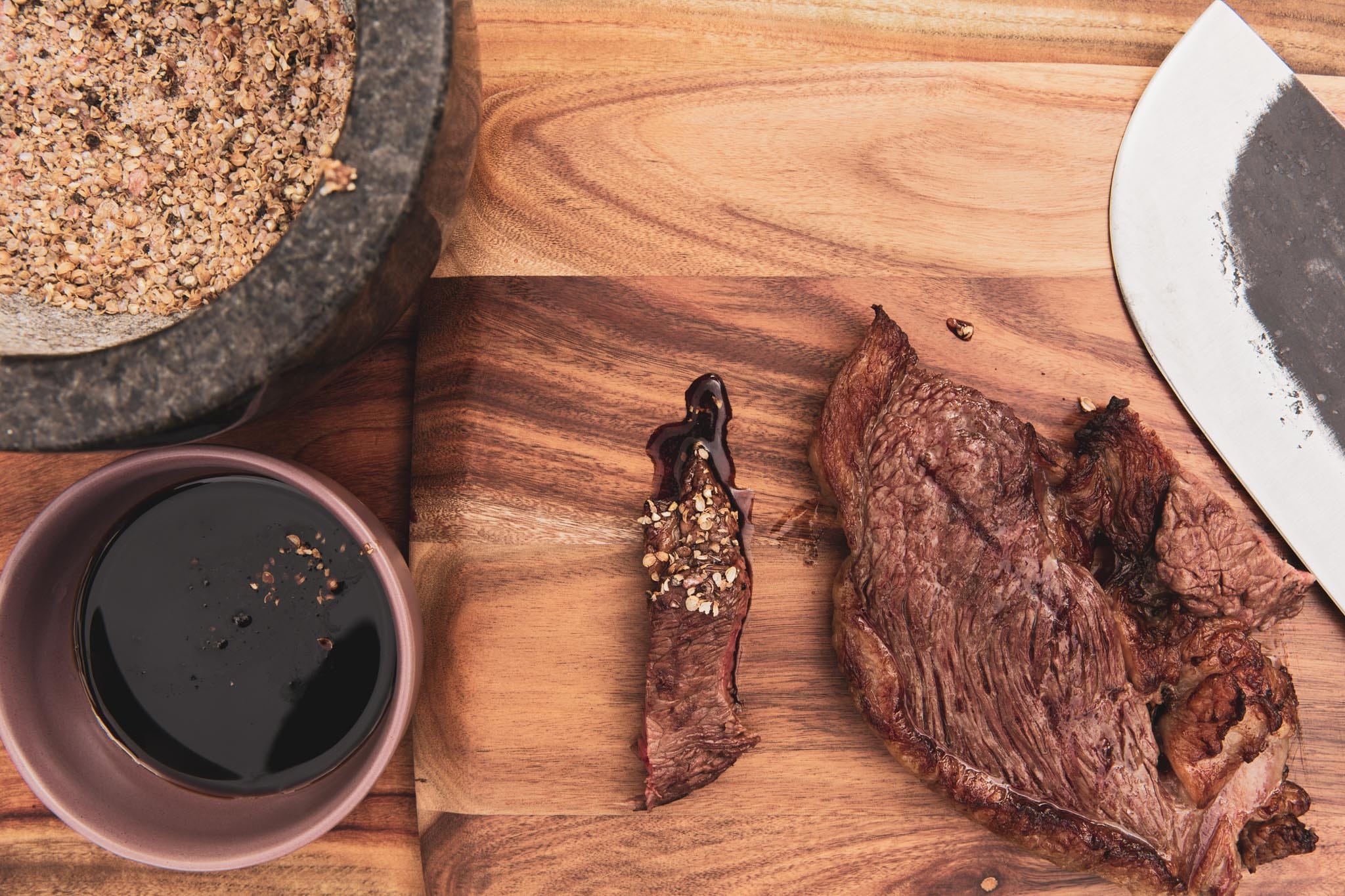 Biltong Steak 🥩 with Caramelised Balsamic Vinegar - OZ Braai