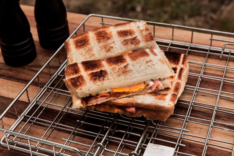 Bacon and Egg Breakfast Braaibroodjie (Toastie)