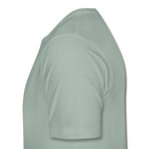 Men's Premium T Shirt - Lets Go Camping - Steel Green - Image 5