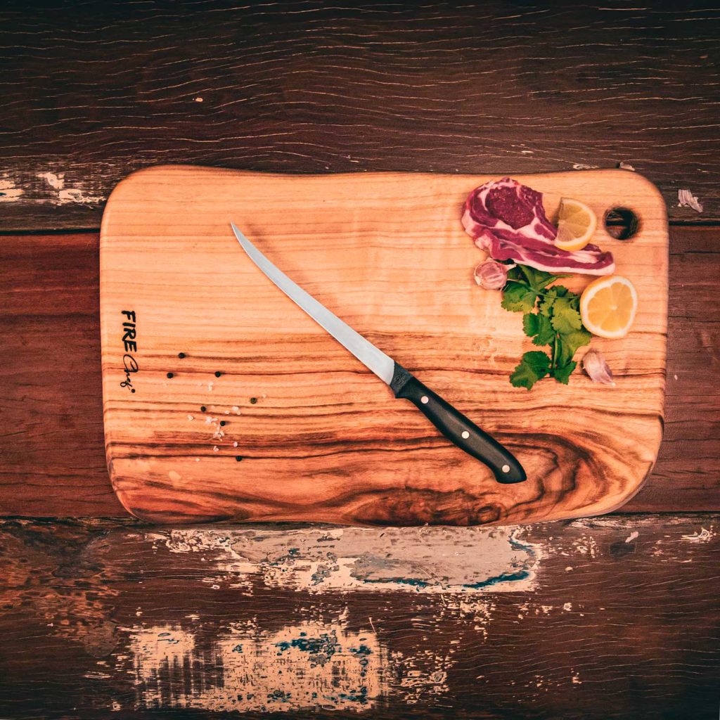7 5 inch chef s fillet with sheath firechef hand forged knives