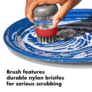 OXO Outdoor Soap Dispensing Dish Brush with Storage Case - Image 3