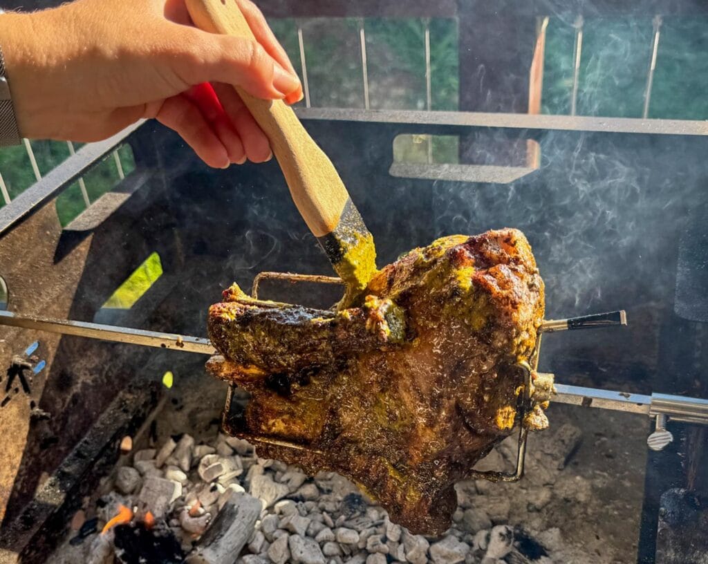 Char-Roasted Chermoula Lamb