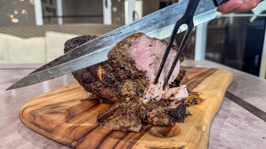 Char-Roasted Chermoula Lamb
