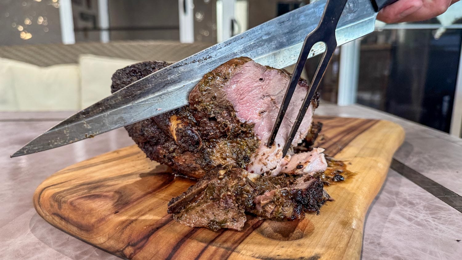 Char-Roasted Chermoula Lamb