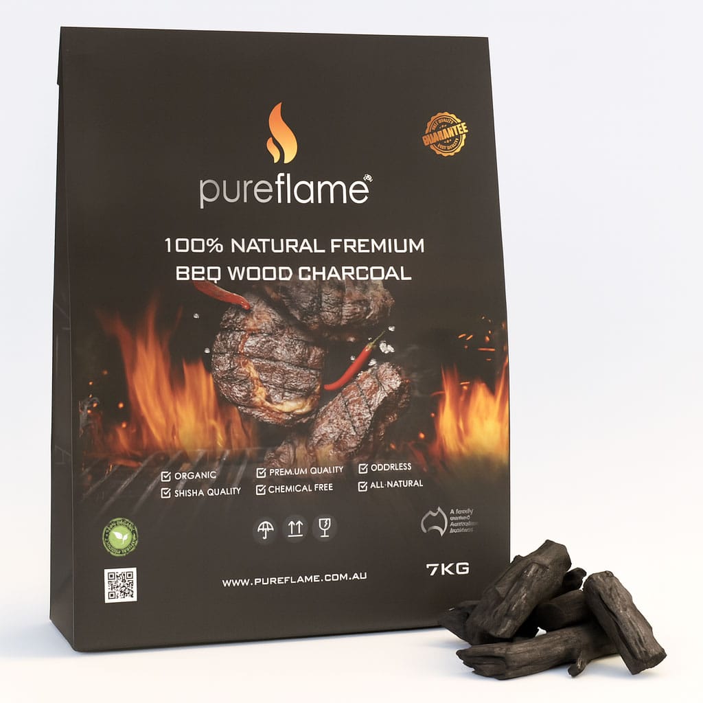 Pure Flame Premium Braai / BBQ Charcoal