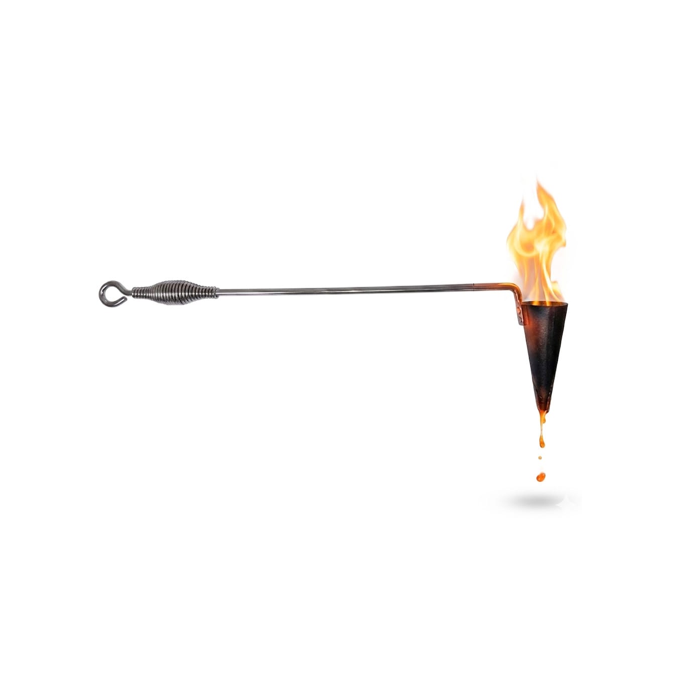 Cast Iron Flambadou with fat dripping