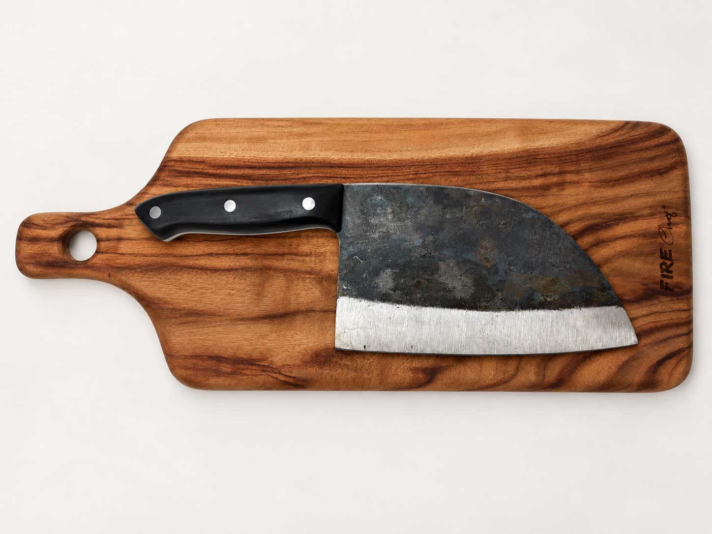 FireChef Chef's Cleaver with an engraving preview