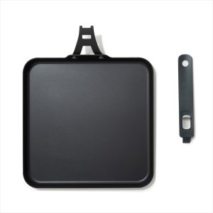 OXO Outdoor carbon steel griddle pan with the handle taken off