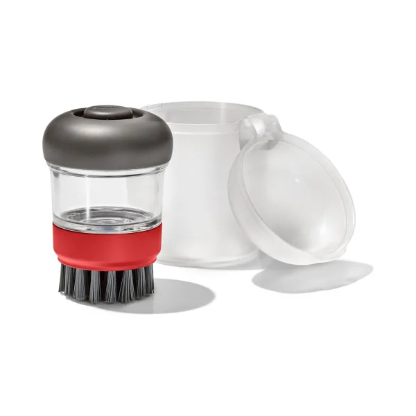 OXO Outdoor Soap Dispensing Dish Brush with Storage Case