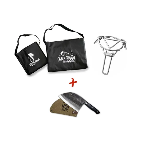 Camp & Travel Braai + Trivet Bundle